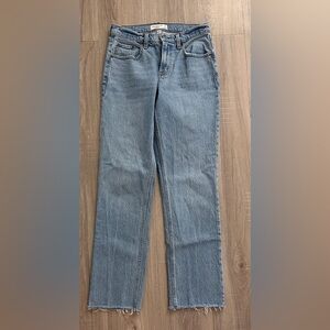 Abercrombie & Fitch the 90s Straight Mid Rise Curve Love Jeans